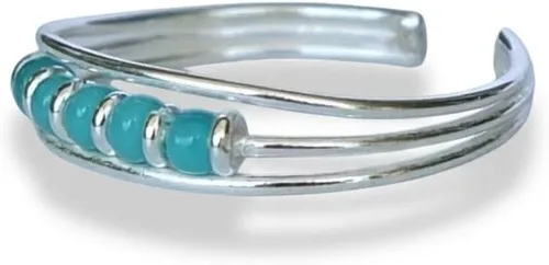 Vista 5 de Sterling Silver Toe Ring, Handmade Adjustable Open Band, Minimalist Dainty Summer Beach Foot Jewelry for Women, Can Be Worn as Knuckle or Pinky Ring