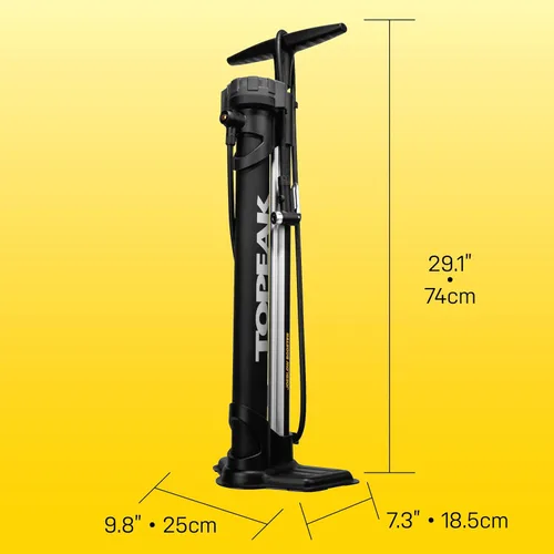 Vista 6 de Topeak Bomba de bicicleta JoeBlow Booster bombas de suelo para bicicleta