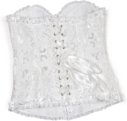 Vista 22 de EVAbaby Corsé sexy con huesos florales para mujer, corsé moldeador de cuerpo