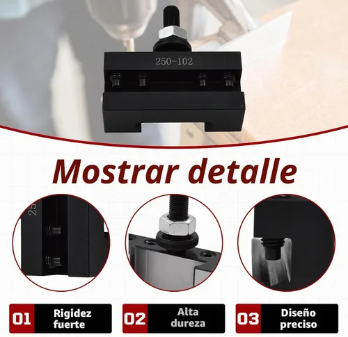 Vista 4 de findmall 5 soportes para herramientas AXA 250-102 de cambio rápido