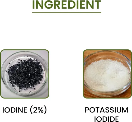 Vista 3 de Green Organic Supplements Solución de yodo de Lugol 2%, 2oz (paquete de 1)