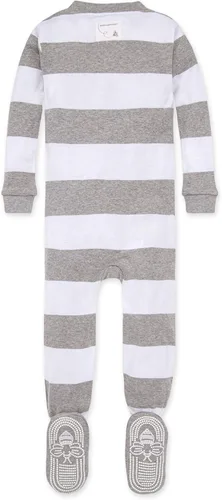 Vista 2 de Burt's Bees Baby Baby Boys' Pajamas, Zip-Front Non-Slip Unisex Footed Sleeper Pjs, Organic Cotton