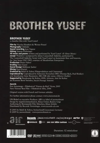 Vista 2 de Brother Yusef Chamber Film With Yusef Lateef