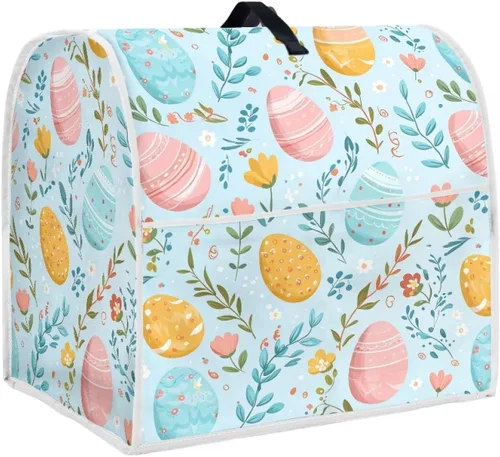 Vista 37 de Talayituse Beach Turtle Starfish Print Stand Mixer Cover for 4.5-5 Quarts Kitchen Aid, Washable Mixer Dust Cover with Handle and Pocket Kitchen