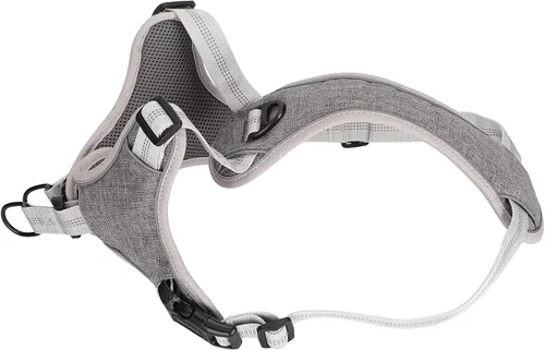 Vista 5 de No Pull Dog Harness Adjustable Reflective Vest for Medium/Large Dogs Gentle Chest & Back Support Harness Easy On - Off with Quick Lock Buckle