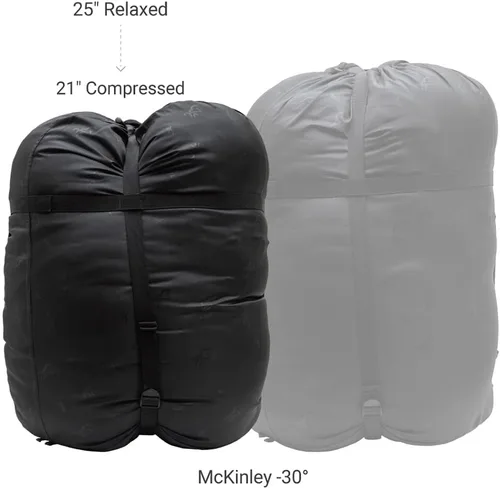 Vista 5 de Browning McKinley - Saco de dormir de 30° - Rectángulo con capucha aislado de gran tamaño fabricado con exterior Ripstop y forro de poliéster
