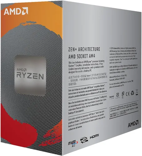 Vista 3 de Procesador AMD Ryzen 3 3200G de escritorio desbloqueado de 4 núcleos con gráficos Radeon