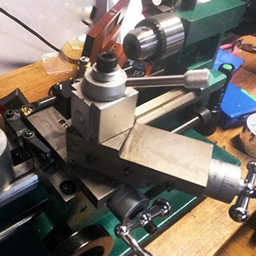 Vista 7 de Mini Torno Cambio Rápido Herramienta Post & Titulares Multifid Kit de Soporte de Herramientas para Mesa