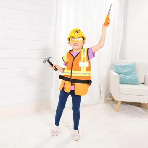 Vista 5 de Melissa & Doug Trabajador de la construcción Juego de rol, Varios