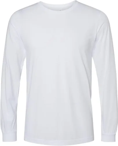 Vista 29 de Canvas Filmore 3501 - Camiseta de 4.2 onzas para hombre manga larga (1) Ceniza + (1) Jaspeado atlético