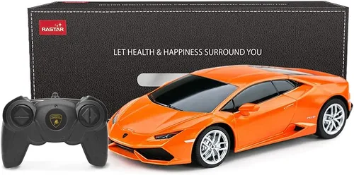 Vista 7 de RASTAR Auto a control remoto 1:24 RC Lamborghini HURACÁN LP610-4 Vehículo modelo de coche de juguete, naranja