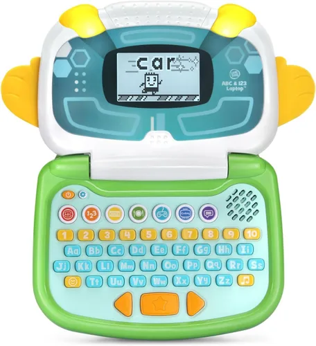 Vista 3 de LeapFrog ABC y 123 Laptop para preescolares de 3 a 7 años, color verde