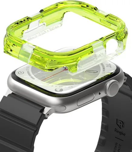 Vista 10 de Ringke - Funda para Apple Watch 9/8 / 7 de 1.772 in [Fusion Bumper - Negro]