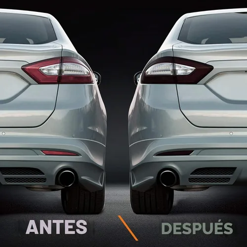 Vista 2 de NDRUSH Película de vinilo para luz trasera opaca precortada, cubierta de luz trasera, reflector, compatible con Ford Fusion 2013, 2014, 2015, 2016