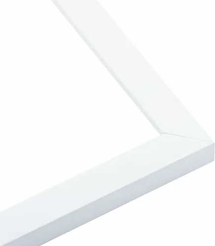 Vista 2 de Marco blanco de madera maciza de 15 x 36 pulgadas, incluye protector de acrílico UV, tablero de respaldo de espuma libre de ácidos, accesorios