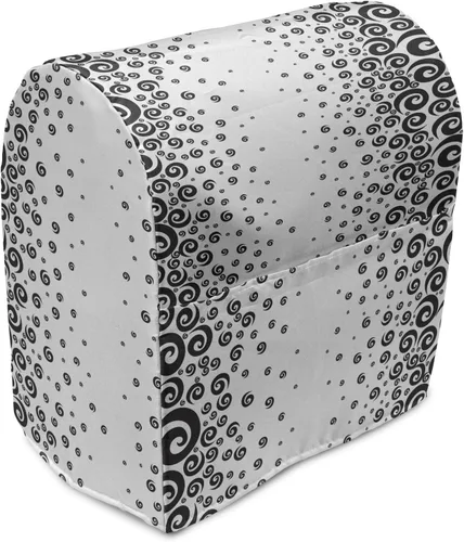 Vista 14 de Ambesonne Funda moderna para batidora, patrón de estrellas pequeñas como diamantes para la oficina en casa, arte contemporáneo, organizador