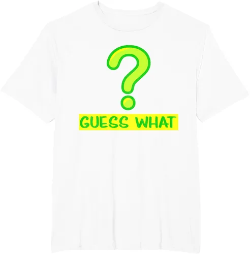 Vista 53 de Question Mark playera Guess What playera, hombre XL, Púrpura
