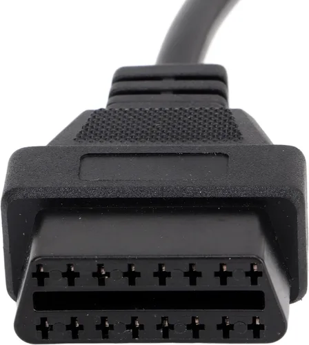 Vista 7 de Cable adaptador OBD1 a OBD2 de 6 pines a 16 pines para camión resistente J1708, cable adaptador de diagnóstico Cable convertidor de escáner