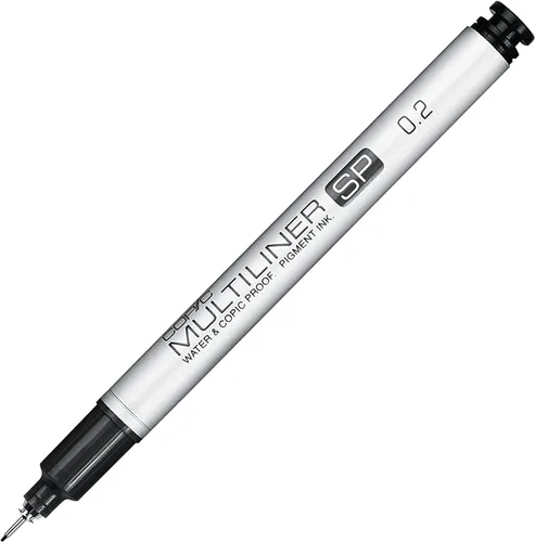 Vista 5 de Copic Multiliner SP - Marcador de tinta negra, punta 0.25