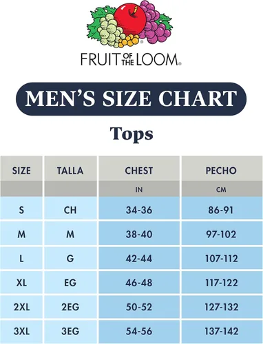 Vista 7 de Fruit of the Loom Men's Big & Tall Eversoft Cotton T-Shirts