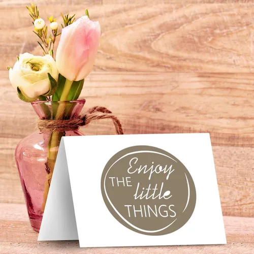 Vista 4 de Tarjetas de felicitación blancas de 4.5 x 6 pulgadas, 100 tarjetas