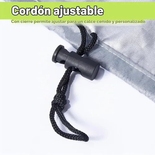 Vista 4 de Fundas Impermeables para Sillas Apilables, Fundas para Muebles de Patio Exterior Uranshin Sillas Apiladas 210D Oxford Fundas para Sillas de Descanso