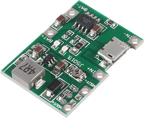Vista 5 de 10 unids 18650 18650 Li-ion cargador de batería módulo 2A USB TP4056 ajustable Boost Módulo DC-DC 3.7V a 5V 9V 12V Step Up Boost Módulo DIY Kit