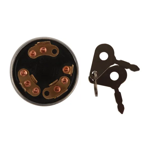Vista 5 de 3107556R92, K203992 Interruptor de encendido con 2 llaves de repuesto para Lucas, David Brown, retroexcavadora, coche universal, tractor, remolque