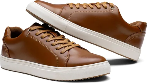 Vista 7 de Jousen Zapatos casuales para hombre Negro Zapatillas de deporte de moda para hombre Vestido de negocios Zapatilla de skate Zapatos de skate