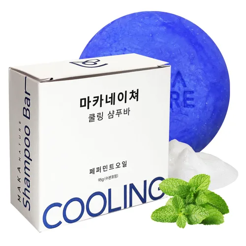 Vista 8 de Maka Nature - Barra de champú refrescante para todo tipo de cabello, 3.35 onzas