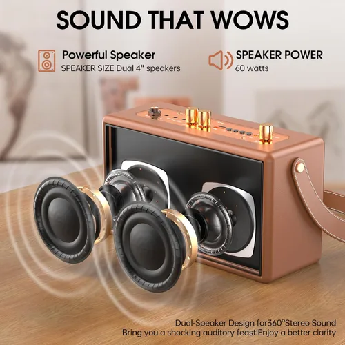 Vista 2 de Máquina de karaoke para adultos, 2 micrófonos inalámbricos para altavoz de karaoke, micrófono portátil y soporte de altavoz, expansión de micrófono