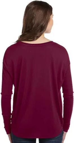 Vista 3 de Bella Canvas Camiseta de manga larga para mujer con mangas 2x1 (8852)