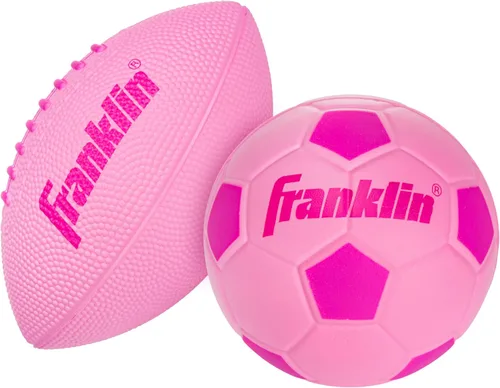 Vista 7 de Franklin Sports Kids Mini Foam Sports Balls - Indoor + Outdoor Soft Foam Toy Balls for Kids - Perfect Backyard + Practice - Mini