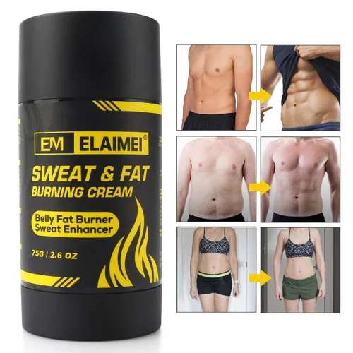 Vista 6 de ELAIMEI Crema de gel caliente, crema para quemar grasa, gel potenciador de entrenamiento para pérdida de peso para vientre, crema adelgazante