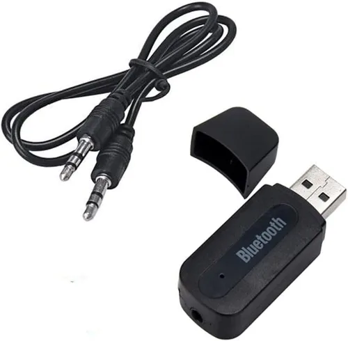 Vista 2 de USB 2.1 inalámbrico Bluetooth 0.138 in AUX audio estéreo música coche receptor adaptador PC