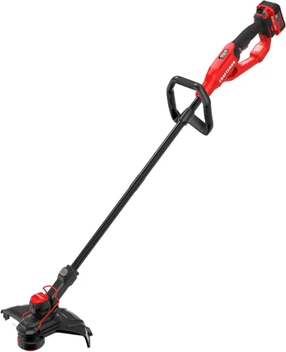 Vista 9 de CRAFTSMAN V20 - Kit de recortadora de césped y cortadora de césped con batería de 4 Ah y cargador, 13 pulgadas, Wacker inalámbrico de malezas