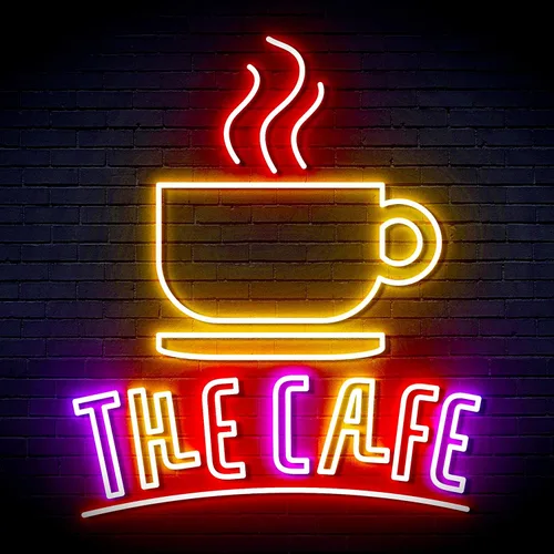 Vista 22 de ADVPRO Coffee – The Cafe Extra-Large Ultra-Bright LED Neon Sign - Blue & Red - st16s54-fn-j0026-br