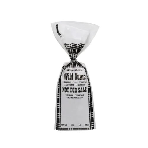 Vista 3 de UltraSource Wild Game - Bolsas para congelador (paquete de 1000), Black Plaid