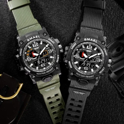 Vista 2 de Fashion Mens Watches LED Sport Waterproof Top Luxury Brand Digital Male Quartz Wrist Watch