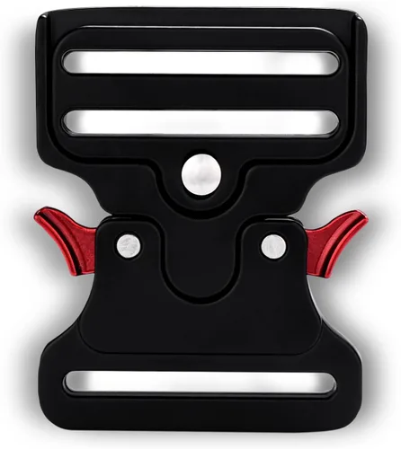 Vista 12 de Hebilla táctica de 3/4 pulgadas para pulseras de paracaídas, hebilla táctica de cuerda de paracaídas de metal para chaleco táctico, collar de perro