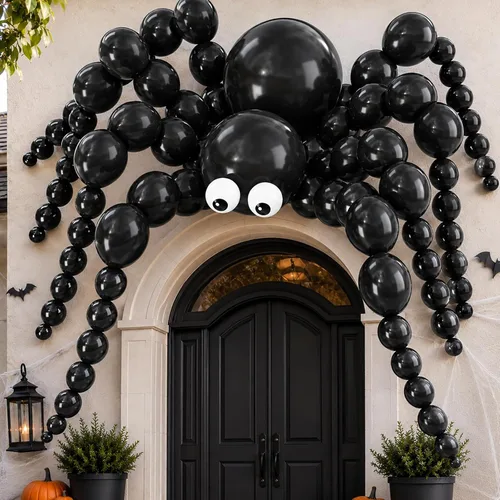 Vista 31 de Globos de Enlace Azul Claro, 60 Piezas de 6 Pulgadas Globos Pequeños de Enlace Rápido Azul Bebé para Hacer Pared de Globos, Arco de Corazón, Globos