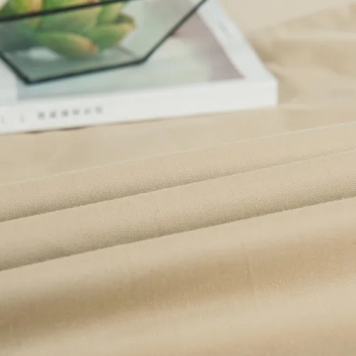 Vista 7 de DaDa Bedding - Sábana bajera ajustable de algodón suave con fundas de almohada (3 unidades), color beige