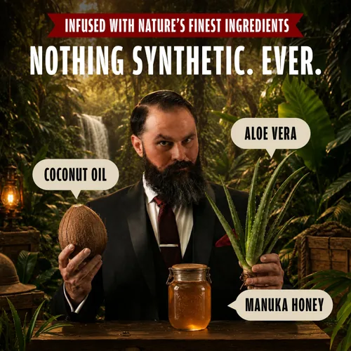 Vista 3 de Polished Gentleman - Juego de champú y acondicionador para barba
