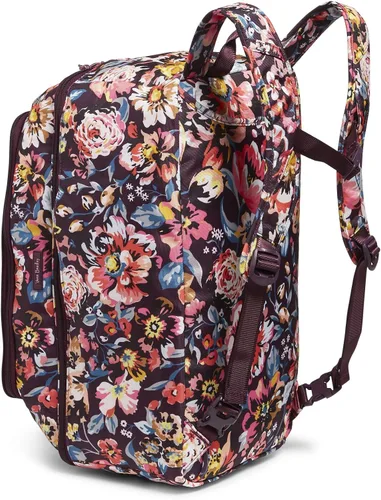 Vista 2 de Vera Bradley Bolsa de viaje convertible Lighten Up para mujer, diseño de margaritas, talla única