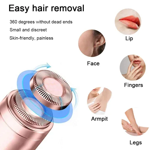 Vista 5 de Cabezales de repuesto para removedor de vello facial: compatible con Finishing Touch Flawless herramienta de depilación facial para mujeres, como se