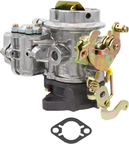 Vista 7 de NENKUTEN Carburador para Ford 144 170 200 223 1957 1960 1962 en línea 6 Cyl 4 Cyl Motores Reemplazar Holley 1904 Carburador manual 1959 F100 1