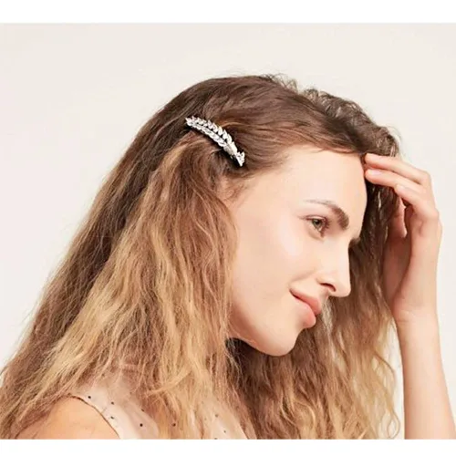 Vista 4 de Pasadores pequeños para el cabello, horquilla de cristal para el cabello, abrazadera superior, accesorios para el cabello para niñas y mujeres