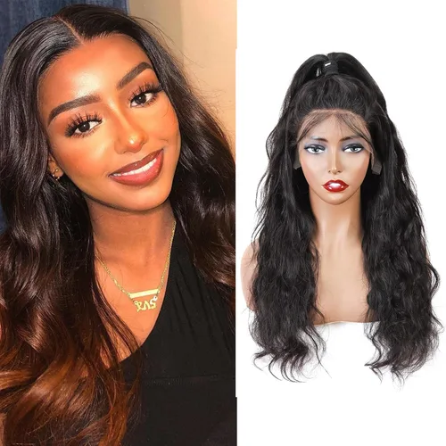 Vista 9 de Cabello humano ondulado con cierre frontal de encaje HD 4 x 4, cierre de encaje con cabello de bebé, cabello humano 100% virgen brasileño