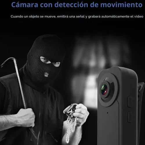 Vista 4 de Docooler 1080P Mini cámara corporal con grabadora de video con clip