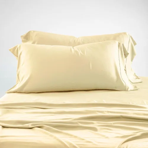 Vista 24 de Olive + Crate Tencel - Fundas de almohada de eucalipto, 100% Tencel Lyocell fundas de almohada refrescantes para personas que duermen con calor